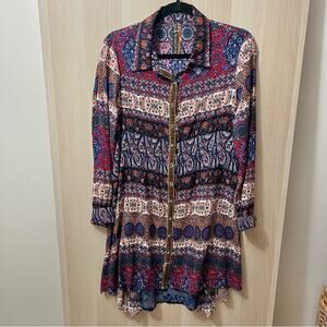 Aratta Silent Journey Paisley Print Tunic Top S